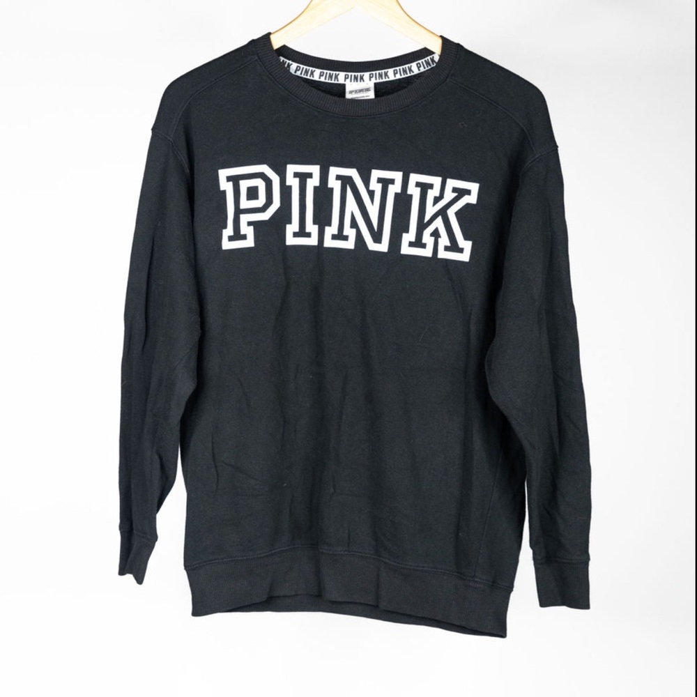 Ladies Pink Crew Neck Sweater